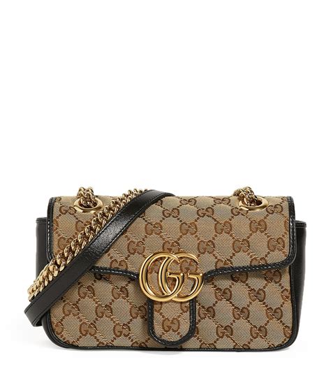 gucci marmont shoulder bag small price|Gucci small shoulder bag black.